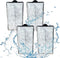 TARARIUM 4Pcs Aquarium Filters Replacement - Active Carbon Cartridges Bio Filter Plate for Hang on Back Filter Clean