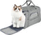 FluffyDream Pet Travel Carrier Soft Sided Portable Bag for Cats, Small Dogs,