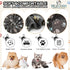 3 Pack Blankets for Dogs, Super Soft Fluffy Fleece, 30x20 inch Grey Flannel Throw for Dog, Puppy, Cat Paw