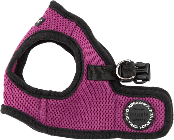 PUPPIA International Soft B Vest Harness, Large, Purple