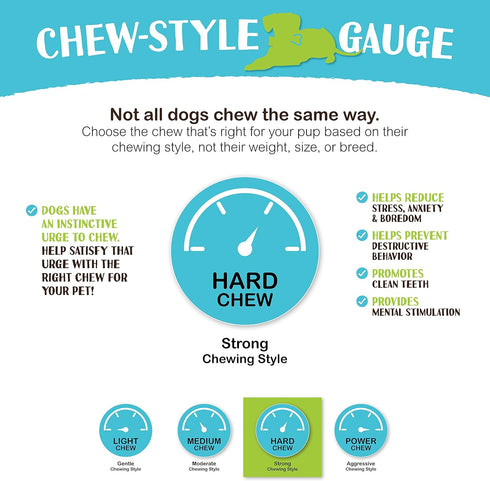 Raw Paws Himalayan Yak Chews for Dogs, Medium (3 Count) - Tibetan Yak Cheese Dog Chews