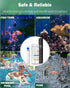 Pawfly 6 in 1 Aquarium Test Strips, 100 Strips for pH, Chlorine, Nitrate, Nitrite, and Hardness