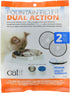 Catit Fresh & Clear Dual Action Cat Water Fountain Replacement Filters, 2-Pack