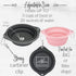 Lucky Love Dog Travel Bowl, Collapsible Compact Water Dish, Rose
