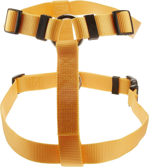 Kwik Klip Adjustable Nylon Pet Harness, Large, Yellow