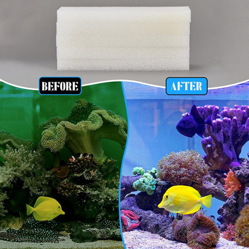 20 Pcs Replacement Foam Filter Pad Inserts for Fluval 404/405/406 Aquarium Filters (A-226)