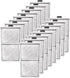 16 Pack PF-S Filter Cartridges for TOP FIN PF10 Power Filters - Zeolite Replacement Aquarium Refill
