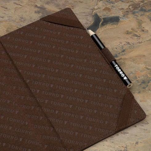 TORRO Regular Golf Scorecard Holder, Genuine Leather Golf Score Card Wallet with Pencil Loop