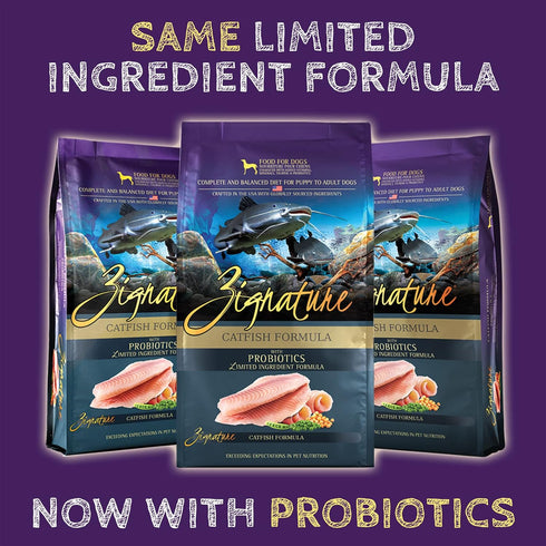 Zignature Catfish Limited Ingredient Formula Dry Dog Food, 12.5 lb