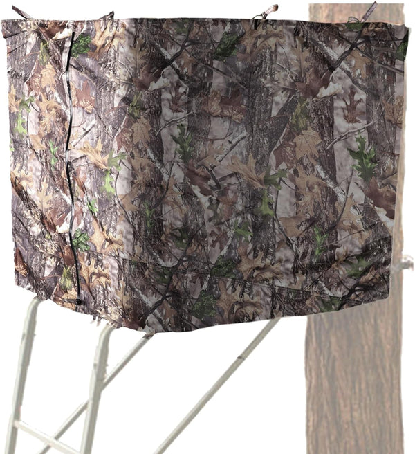 Hunting Camo Tree Stand Blinds - Camouflage Ground Blind with Zipper for Deer, Turkey Hunting (Frames Not Included)