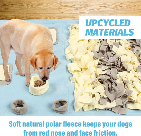 STELLAIRE CHERN (39.4" 39.4") Snuffle Mat for Small Large Dogs x - Nosework Feeding, Easy to Fill, Machine Washable