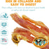 Pack 4-6" (12ct) Approved Beef Tendons for Dogs - Single Ingredient Dog Treats & Chews for Small Dogs and Medium Breeds