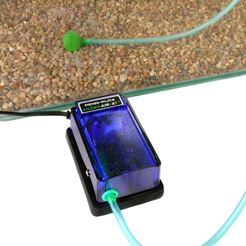 Penn-PLAX Silent-Air X1 Aquarium Air Pump, Ultra Quiet for Fish Tanks Up to 10 Gallons