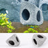 3 Pieces Rock Aquarium Decorations, Stackable Cave Decor, Betta Fish Tank Accessories Hideout