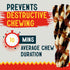 Canine Chews 5" Triple Flavor Rawhide Stick Twists for Small Dogs - Chicken, Pork, Beef Flavor Chew Toy (100 Pack)