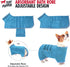800 Tuff Pupper Fast Drying Dog Bath Robe | GSM Plush Dog Towel Bathrobe/Dressing Gown | Super Absorbent Pet/Puppy