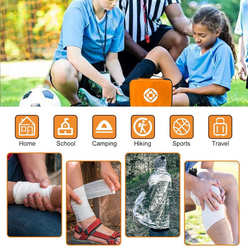 300Piece 1st Portable First Aid Kit Refill Supplies for Car Mini Caming Emergency First Aid Kits Hiking Survival