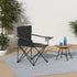 Set 2, 275lbs HaSteeL Foldable Camping Chair of Folding Camp Chairs for Adults, Large Portable Lawn Chair for Outdoors