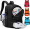 Soccer Bag - Backpack for Football, Volleyball & Basketball with Ball Compartment and Training Package