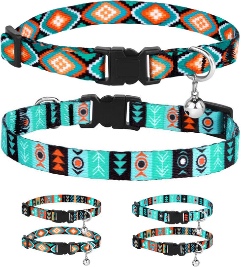 CollarDirect Cat Collar Breakaway - Set of 2 PCS with Removable Bell