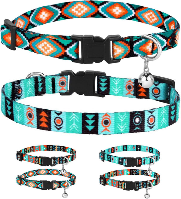 CollarDirect Cat Collar Breakaway - Set of 2 PCS with Removable Bell