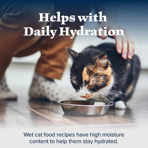 Blue Buffalo Wilderness High-Protein, Grain-Free Natural Wet Food for Adult Cats, Chicken Paté, 24-Pack, 3 oz Cans
