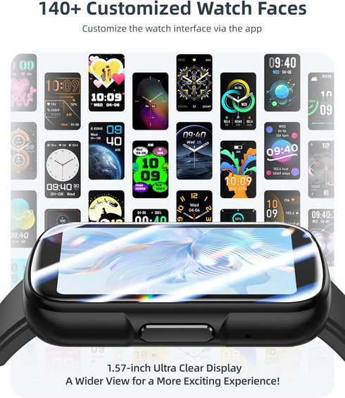 Counter/Calories/Stopwatch, IP68 110+ Parsonver Fitness Tracker with Step Health Activity Tracker with Heart Rate Sleep
