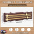 2 Lewtemi Wooden Billiard Game Scorer Track Wall-Mounted Snooker Billiard Score Board Shuffleboard Scoreboard Classic