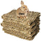 Hamiledyi Bunny Grass Mat Natural Woven Hamster Grass Bed Nest 22 PCS