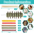 QWR 23 Chinchillas, PCS Natural Wooden Rabbit Toys,Safe Bunny Chew Toys for Teeth,Grass Timothy Sticks,Sweet