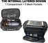 Himiway Multifunctional Bike Handlebar Bag, IP65 Waterproof with Foldable TPU Phone Holder & 2 Bottle Mesh Bags
