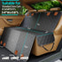 100% Hammock KULULU Dog Car Seat Cover for Back Seat, Waterproof Dog Car with Mesh Window, Scratchproof Truck Back Seat