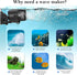 AQQA Aquarium Wave Maker, 3W/5W/10W/15W Suction Cup Fish Tank Pump, Ultra Quiet Submersible Circulation