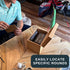Golf Scorecard Collection Box - Organize and Display Scorecards, Photos, Keepsakes, Yardage Books with 5 Dividers