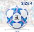 1.5& 3 4 5 Runleaps Soccer Ball Size Size & Size & Size for Kids and Adult, Ball Toys with Star Pattern Official Size