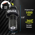 Firefighter Helmet Light - 3.5 in x 1.5 in White LED Hard Hat Light with 360 Degree Rotation and Weatherproof Design