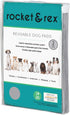 300 22" 22" (Pack 2) rocket & rex Premium Washable Pee Pads for Dogs, Waterproof & Reusable Puppy Pads for Potty