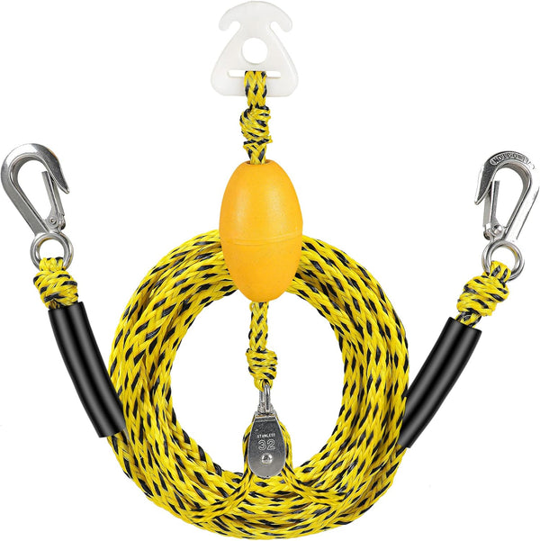 Watersports Heavy Duty Tow Harness with D Rings, Boat Tow Harness for Towing Tube, Water Ski, Wakeboard