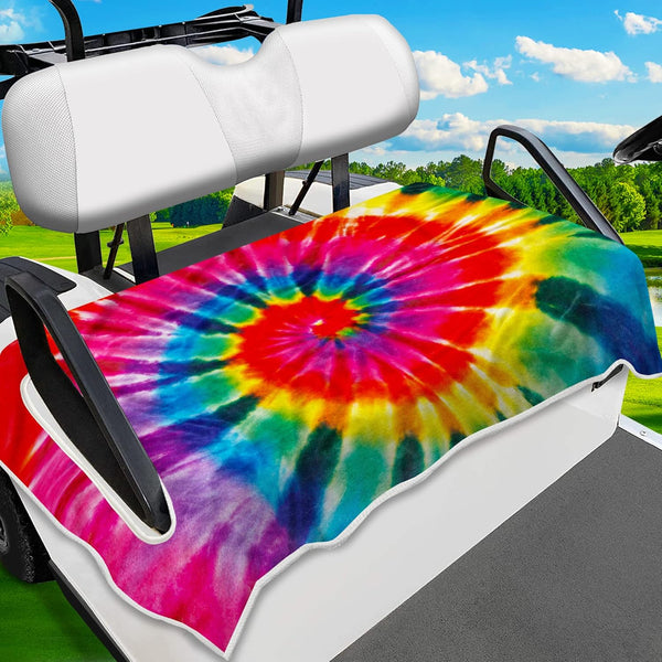 Golf Cart Seat Covers, Summer Towel Blanket for EZGO, Yamaha, Club Cars, 100% Microfiber, 51'' x 31''