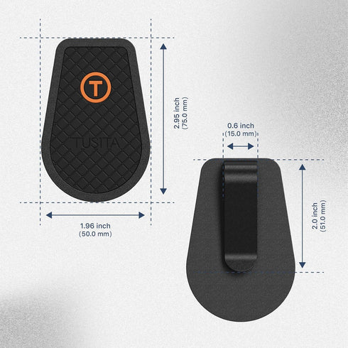 TUSITA Belt Clip for Bushnell Laser Rangefinders with Integrated BITE Magnetic Mount