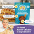 5 oz (Pack 6) Newman's Own Chicken Jerky Dog Treats, Bag of High Protein, Grain Free, US Farm-Raised Chicken as First
