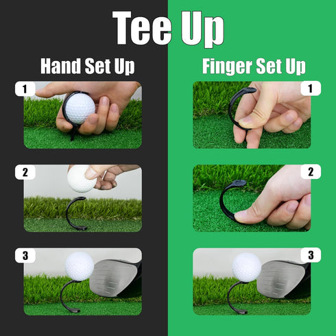 SANDIAN Plastic Golf Tees, Semicircular Design for Better Accuracy, Unbreakable, Anti-Hook, Anti-Slice