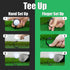 SANDIAN Plastic Golf Tees, Semicircular Design for Better Accuracy, Unbreakable, Anti-Hook, Anti-Slice