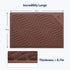 WePet Cat Litter Box Mat (No. 02-2), Durable PVC Pad, XXL 47 x 36, Urine-Resistant Trapping Rug in Brown