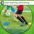 Vhxorrz 9/10 Inch Spot Markers Floor dots Non-Slip Rubber Agility Markers Flat Field Cones for Gym/PE Soccer Football