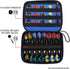 15 Set, USA Gear XL Semi Hard Shell Dart Case - Protective Case for Piece Dart Tips, Flights and Shafts, and more