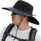 Muryobao Mens Waterproof Wide Brim Bucket Fishing Hat - UPF 50+ Mesh