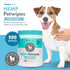 Petkin Hemp Pet Wipes for Dogs and Cats, 200 Count - Soothing Vanilla Scent, Conditions Face, Eyes, and Body