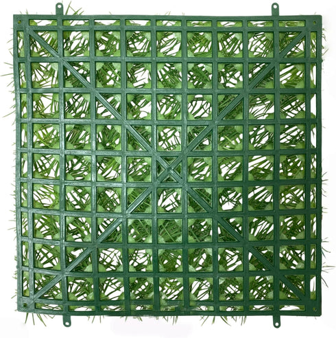 baudliglin 3PCS 9 inches 12 Hermit Crab Climbing Wall Fish Tank Decorations Artificial Plastic Lawn Landscape Green