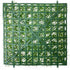 baudliglin 3PCS 9 inches 12 Hermit Crab Climbing Wall Fish Tank Decorations Artificial Plastic Lawn Landscape Green